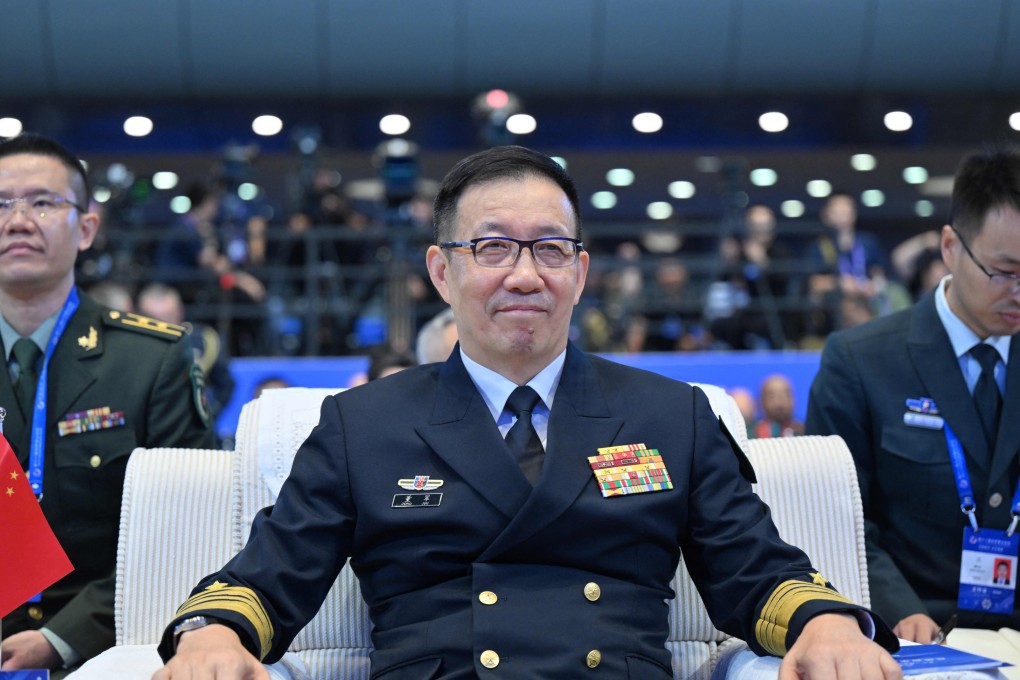 Defence Minister Dong Jun (centre), seen here at a security conference in Beijing last September, will visit Vietnam next week, marking his second trip to the country in four months. Photo: AFP