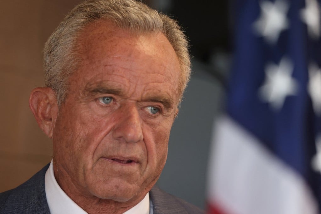 US Health Secretary Robert F. Kennedy Jnr attends a press conference in Salt Lake City, Utah, on Monday. Photo: Reuters