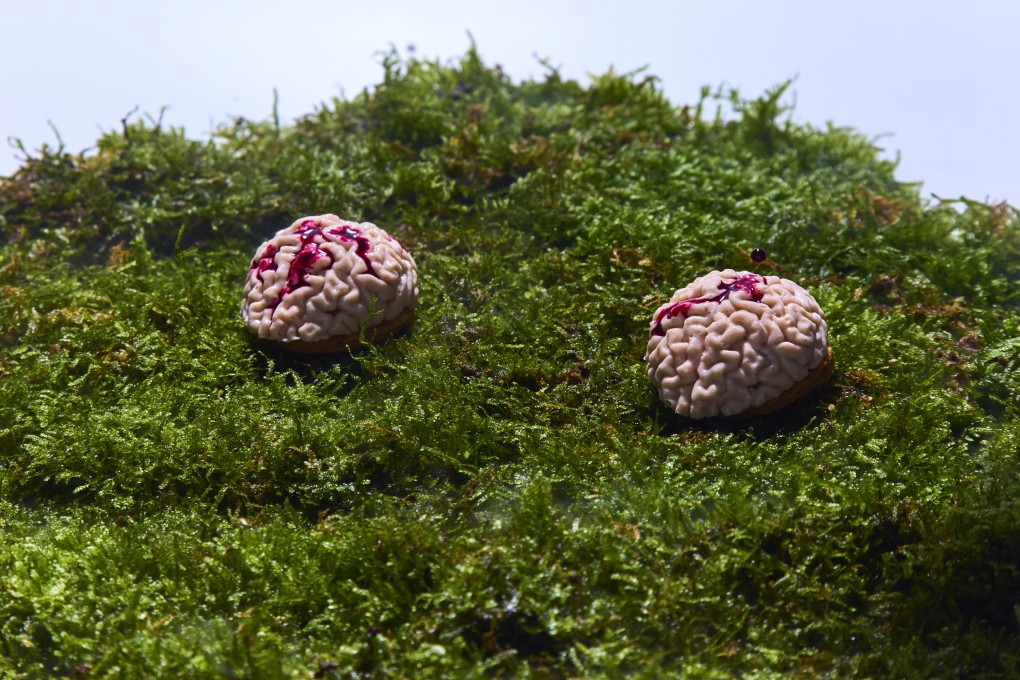 Gaggan Anand’s restaurants in Bangkok, Thailand, showcase the chef-owner’s cooking and his theatrical skills. Above: the dish at Gaggan called “rat brains”. Photo: Gaggan