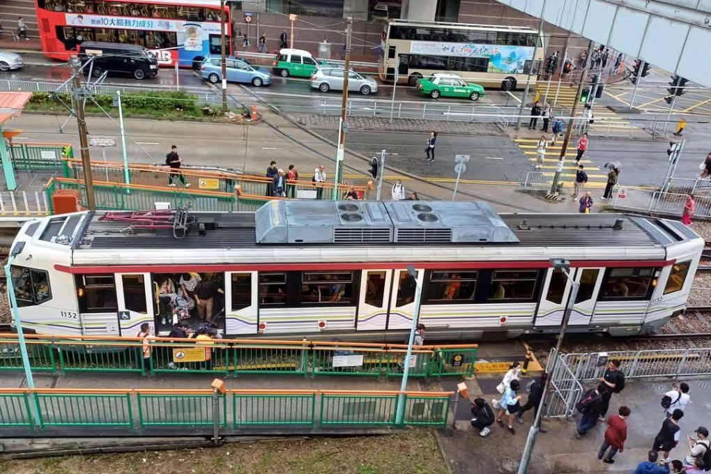 A woman has been injured after being struck by a light rail train in Tuen Mun. Photo: Facebook/Adolf Cheung