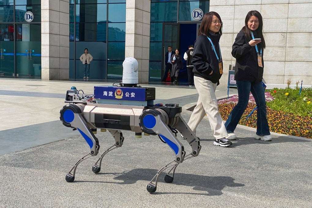 Commissioner of Police Joe Chow said that the force is studying the use of robots and robot dogs to reduce manpower. Photo: Reuters