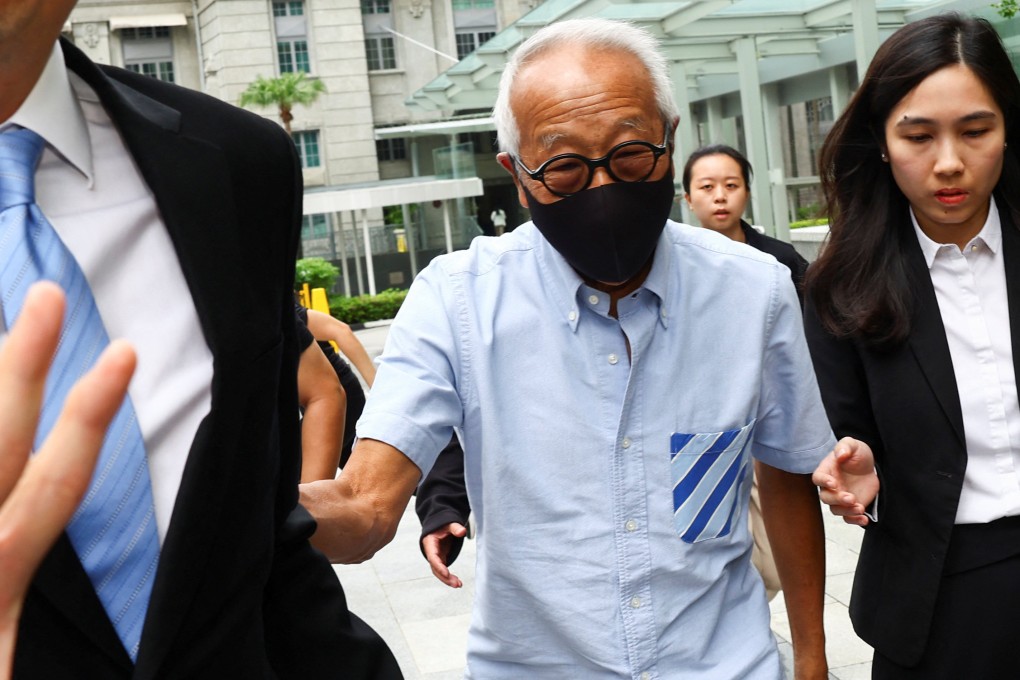 Ong Beng Seng arrives at a court in Singapore in October last year. Photo: Reuters