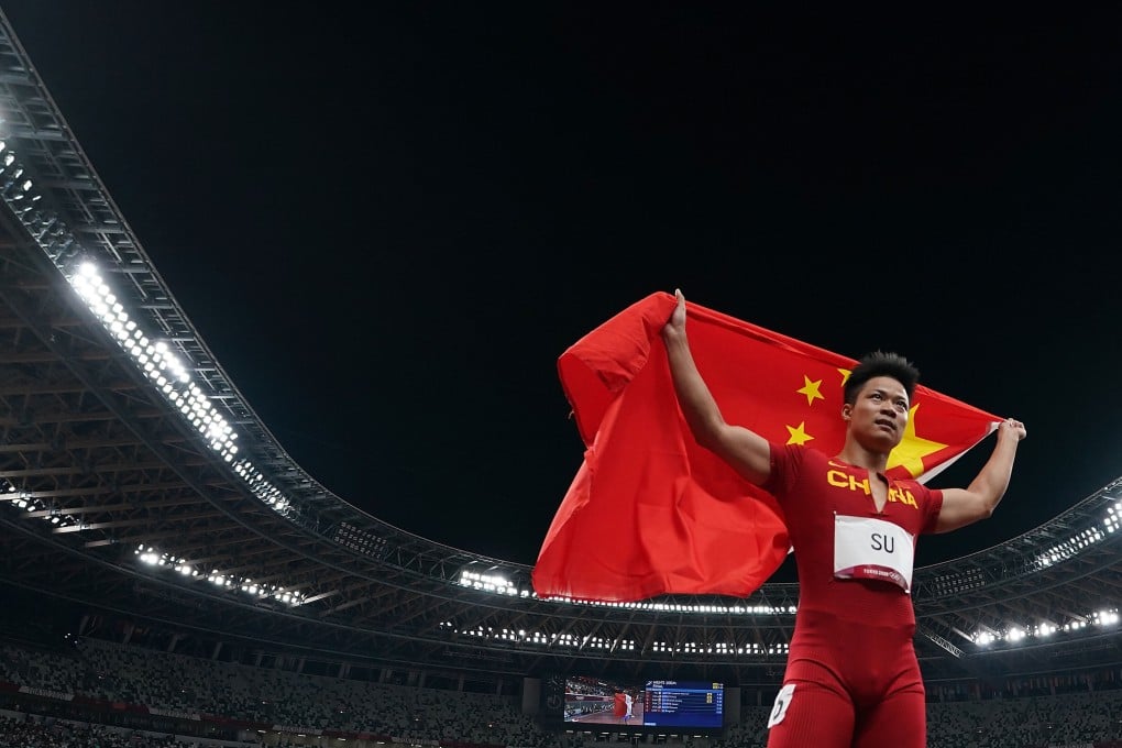 China’s Su Bingtian following the men’s 100 metres final at the Tokyo Olympics in 2021. Photo: Xinhua