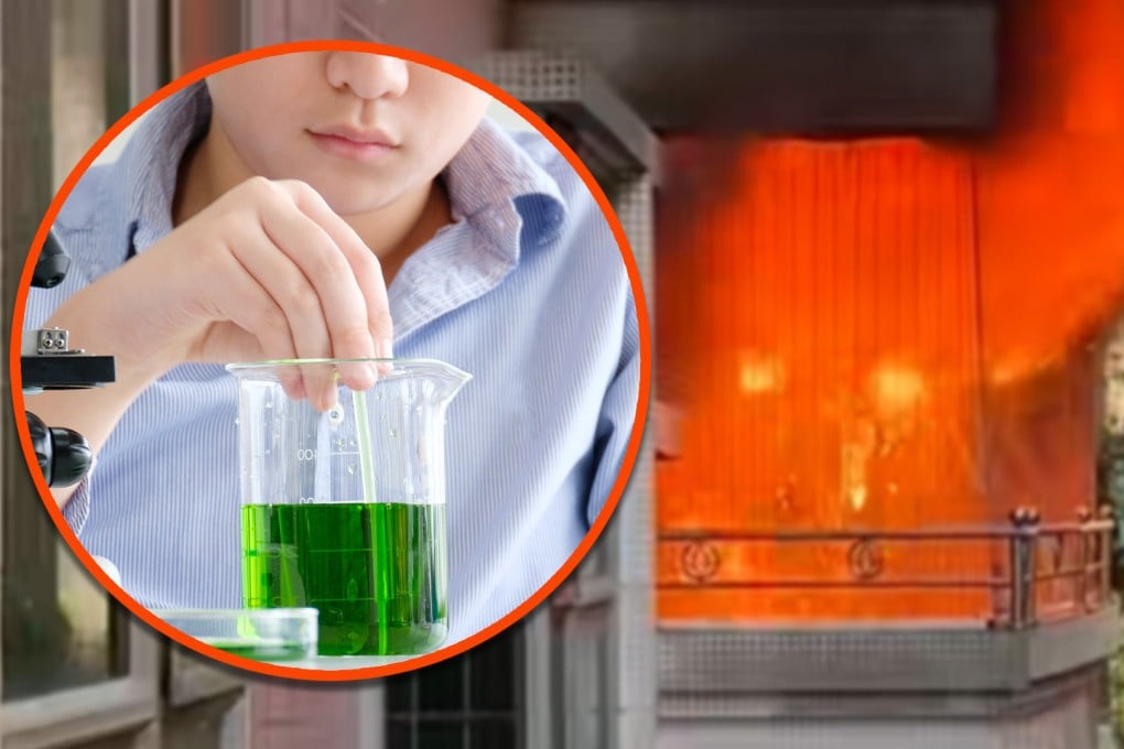 A teenage boy in China suffers the loss of an arm and nearly loses vision in one eye due to an explosion during a science experiment at home. Photo: SCMP composite/Shutterstock/Douyin