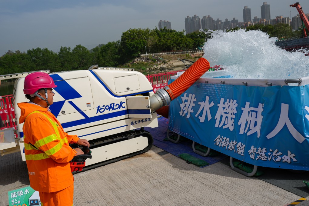 The combined drainage capacity of the four new pumping machines is the equivalent of an Olympic-sized swimming pool every hour.  Photo: May Tse