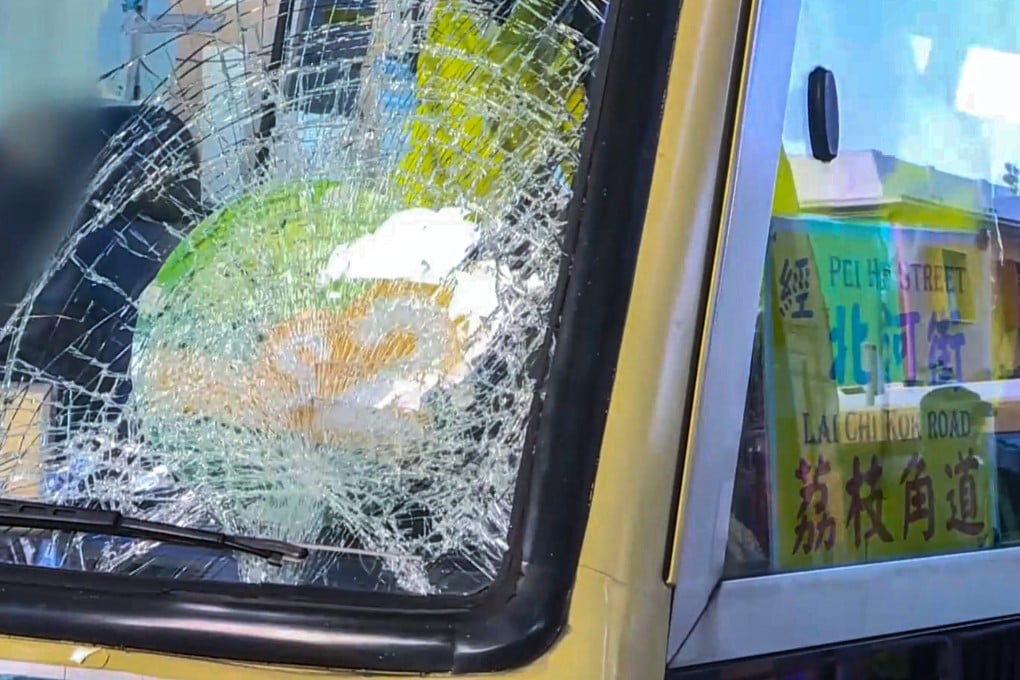 A Hong Kong cyclist has died after being hit by a minibus on Monday. Photo: Handout