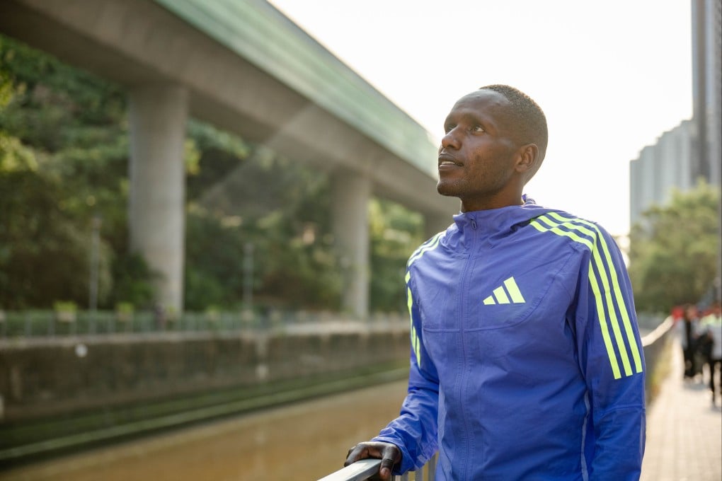 Kenyan runner Rutto Bethwell Kipkembo, the winner of this year’s Standard Chartered Hong Kong Marathon poses for a portrait in Wong Chuk Hang, on April 2. Photo: Eugene Chan