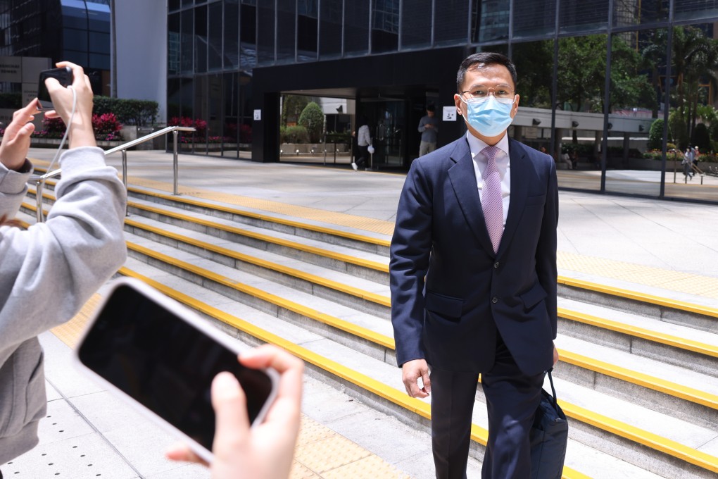 Superintendent Joseph Luk has been suspended from his role as Sha Tau Kok district commander following his arrest in August 2022 on suspicion of a raft of offences committed at two dinners with fellow officers. Photo: Nora Tam