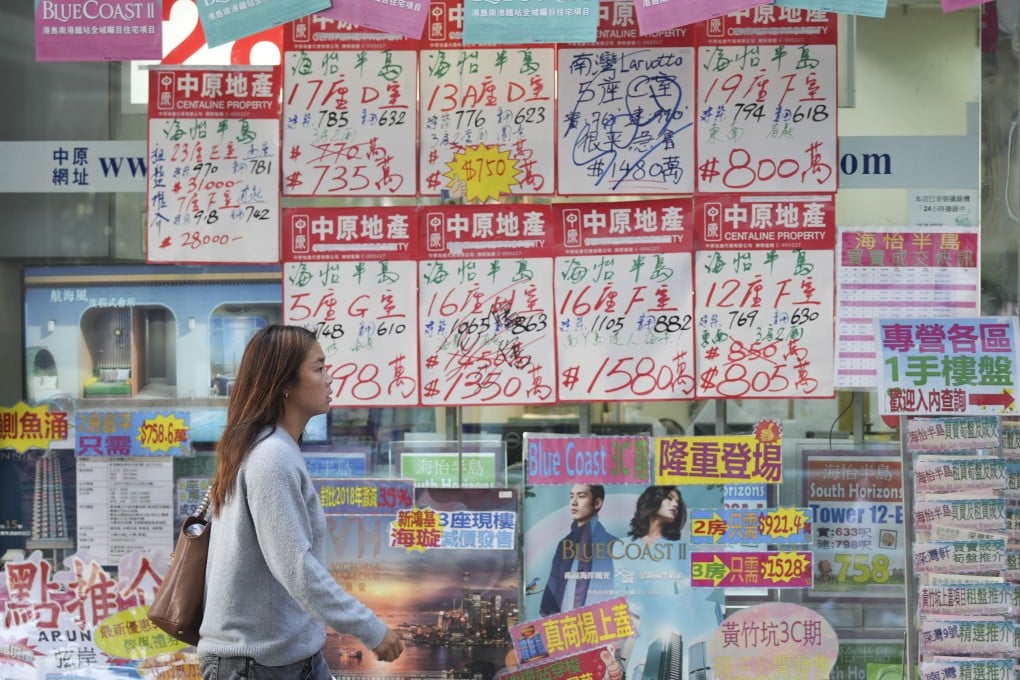 A property agency at the South Horizons in Aberdeen. Photo: Eugene Lee