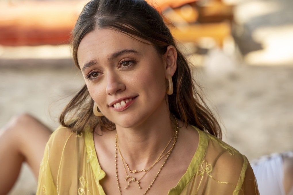 Aimee Lou Wood as Chelsea in The White Lotus. Photo: HBO / TNS