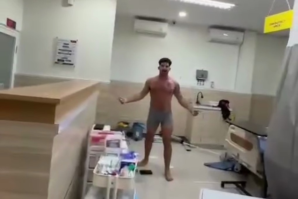 A 27-year-old US citizen was deported from Bali after a violent outburst at a medical clinic. Photo: Handout