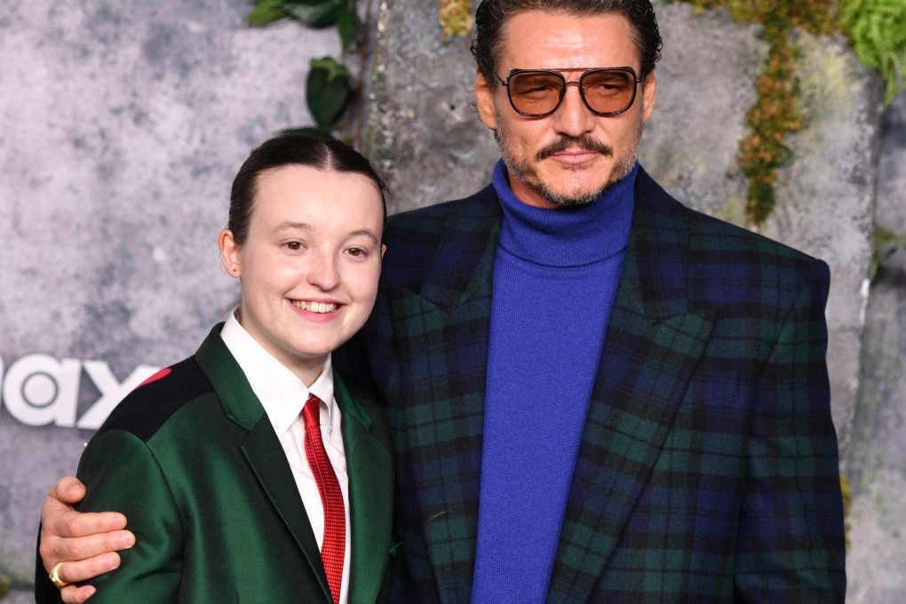 Bella Ramsey and Pedro Pascal at the premiere of The Last of Us season two in Hollywood, California. The two stars talk about the show’s hiatus, Ramsey’s increased stunt work and lessons they took away from this season. Photo: AFP