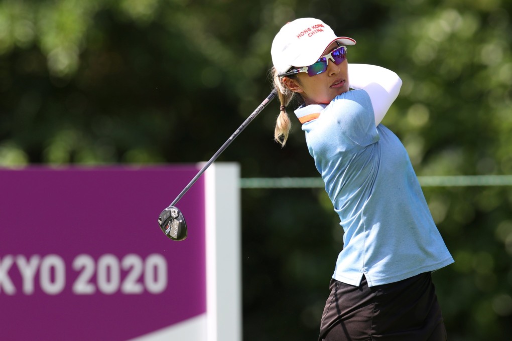 Hong Kong’s Tiffany Chan competes during the first round of the women’s golf competition at the Tokyo Olympics. Photo: Reuters