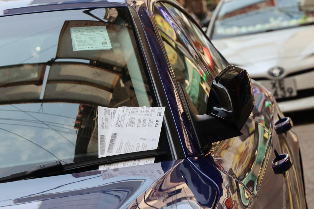 The Hong Kong government plans to raise the fixed HK$320 (US$41) penalty for illegal parking to HK$400. Photo: Jelly Tse
