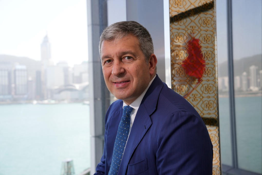 Marco Pagliara, Deutsche Bank’s head of private banking for emerging markets, at the Rosewood Hotel in Tsim Sha Tsui on Tuesday. Photo: May Tse