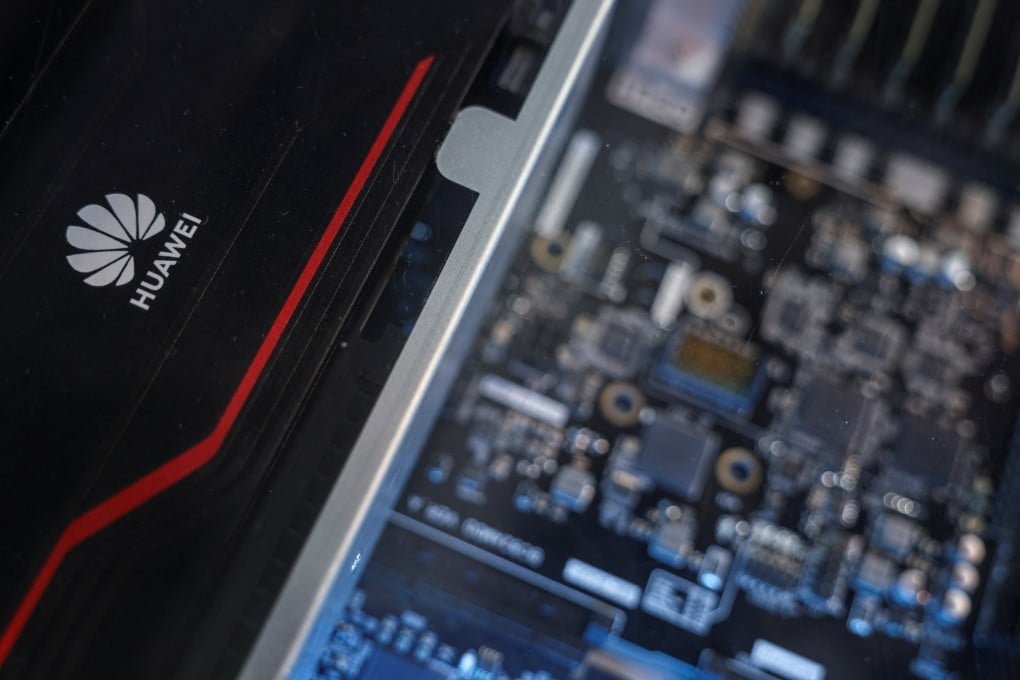 The Huawei Atlas 800 inference server displayed at the InnoEX Fair in Hong Kong on April 15. Photo: Reuters