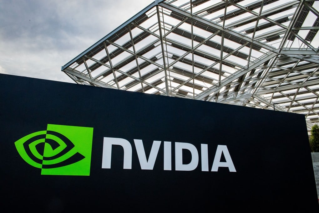 The Nvidia logo is seen at the company’s headquarters in Silicon Valley. Photo: dpa