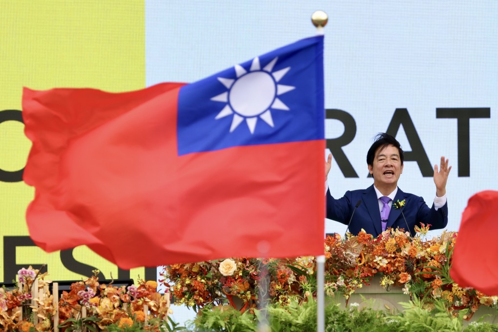 William Lai Ching-te took office in May last year but his popularity levels have fallen. Photo: EPA-EFE