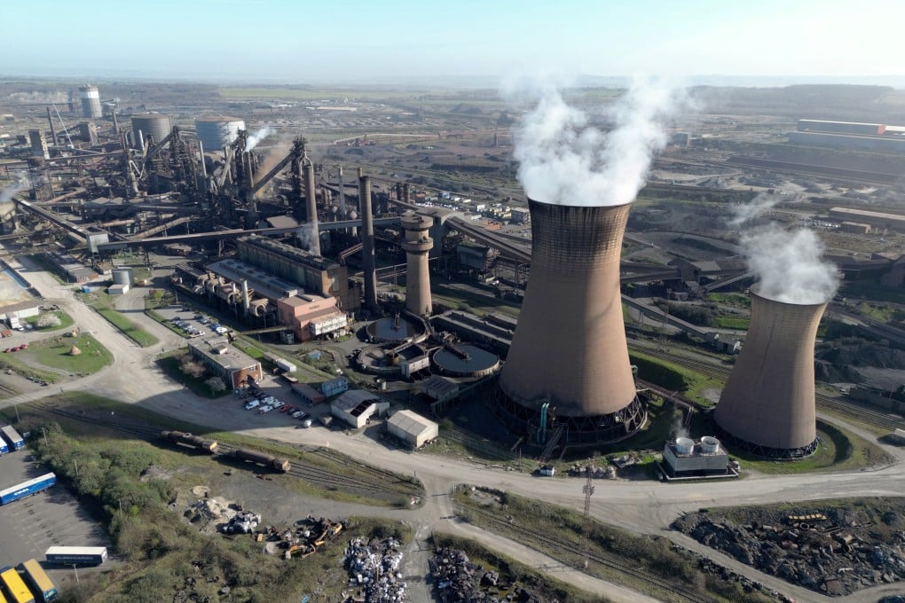 British Steel’s Scunthorpe plant in northern England, Britain, March 31, 2025. Photo: Reuters