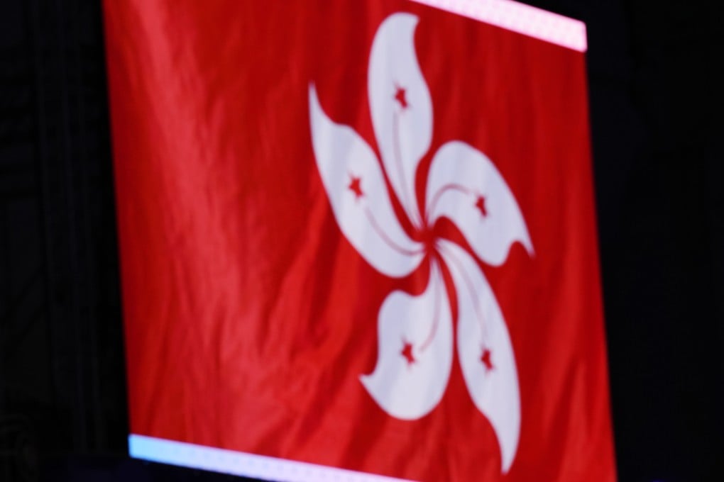 Hong Kong’s flag is displayed at the Olympic Games in Paris last year. Photo: Xinhua