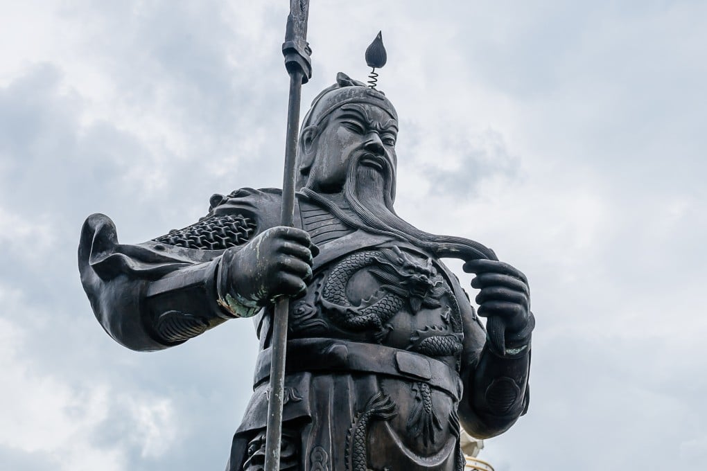 A statue of Lord Guan, or Guan Yu, in Thailand. Worshipped by many Chinese, his image adorns homes, restaurants, gambling dens and police stations in Hong Kong and elsewhere. Photo: Shutterstock