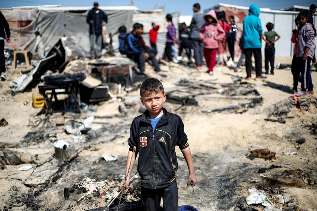 A boy in Khan Yunis, Gaza. Indonesian President Prabowo Subianto has proposed to evacuate 1,000 wounded or orphaned Palestinians from Gaza. Photo: AFP