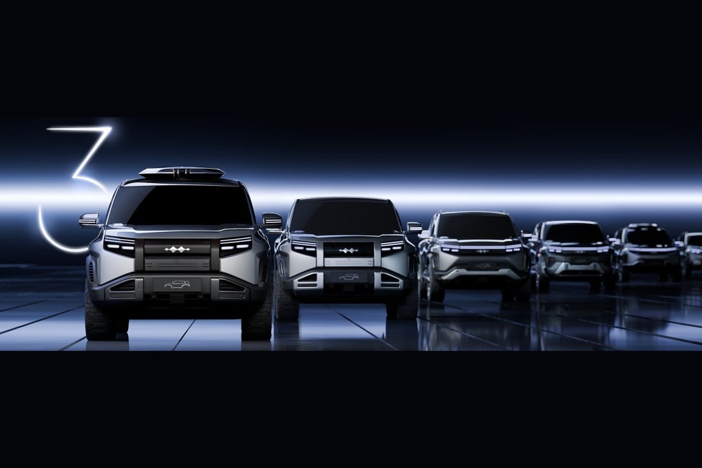 BYD launches the Titanium 3 electric SUV under its Fang Cheng Bao brand in Shenzhen on April 16. Photo: Handout