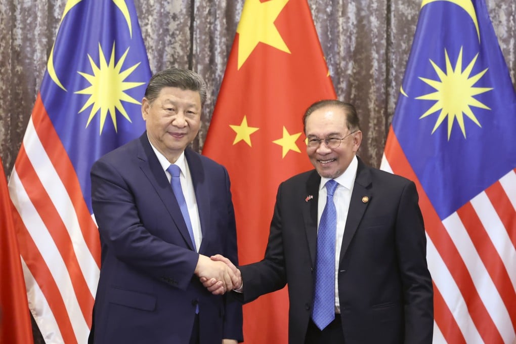 Chinese President Xi Jinping and Malaysian Prime Minister Anwar Ibrahim have agreed to boost rail transport and infrastructure cooperation at their talks in Putrajaya this week. Photo: Xinhua