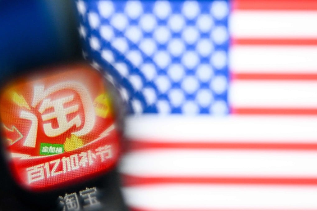 Americans have rushed to download Alibaba’s premier shopping app Taobao as the country faces 145 per cent in new tariffs on Chinese goods. Photo: AFP