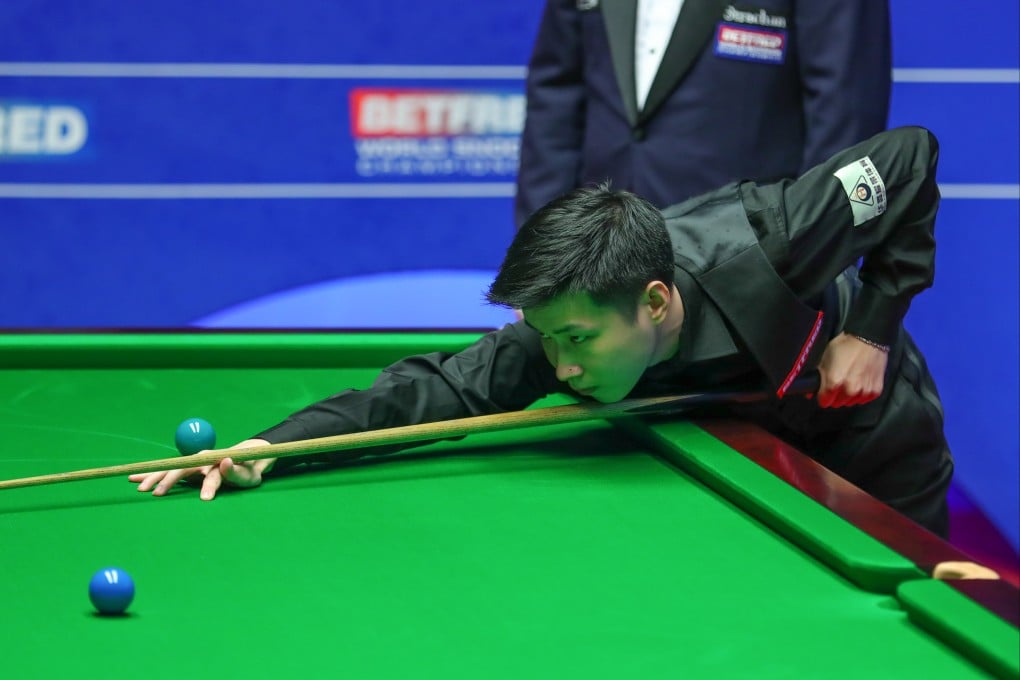 Zhao Xintong is set to return to the Crucible this month. Photo: Xinhua