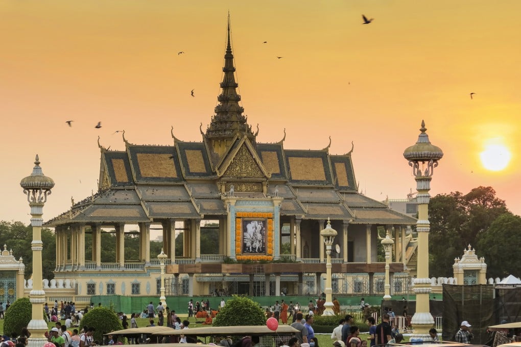 The Moonlight Pavilion at
the Royal Palace in Phnom Penh. Photo: Getty Images