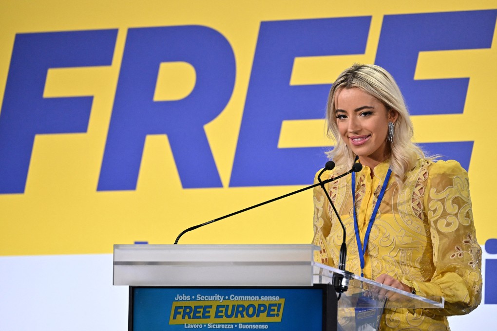 Influencer Ashley St. Clair announced in February that she had welcomed a child fathered by Elon Musk. Photo: AFP/Getty Images/TNS