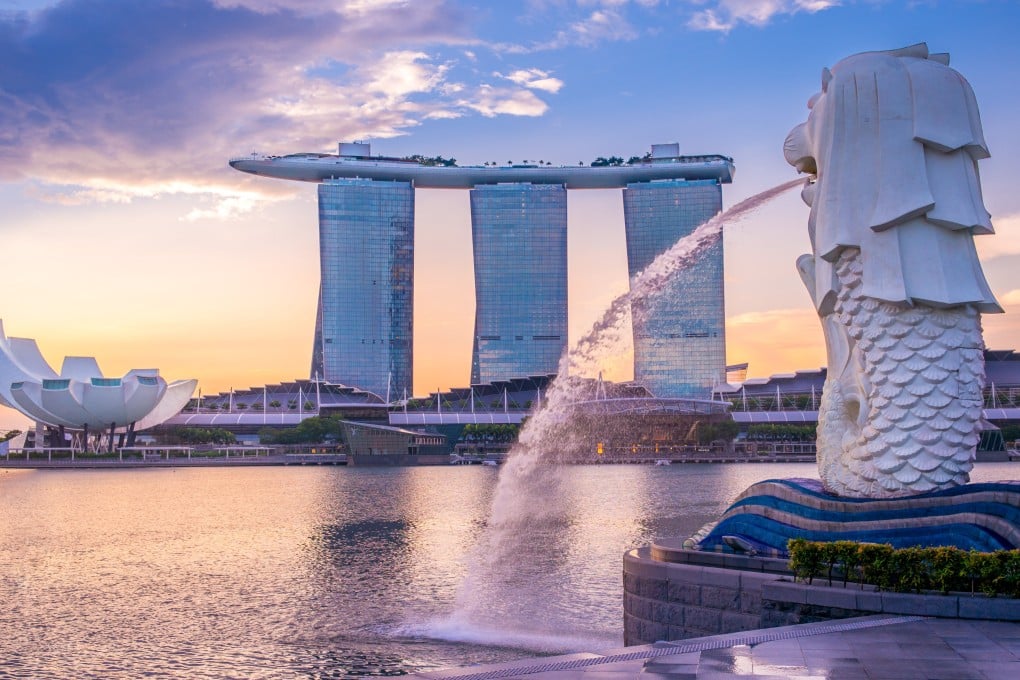 The Singapore skyline. The city state sentenced a man to nearly seven years in prison for exploiting underage girls via “sugar daddy” scam. Photo: Shutterstock