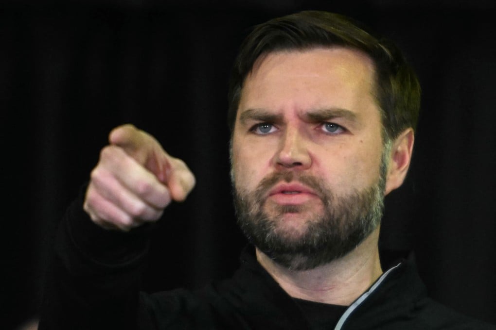 Internet commenters in China are ridiculing US Vice-President J.D. Vance, with some suggesting that he will have to pay more for eyeliner, thanks to White House tariffs. Photo: AFP