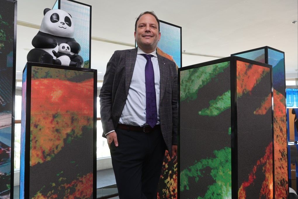 Director of Tourism of Bogota Andres Santamaria Garrido at the 2025 Fragrant Hills Tourism Summit in Hong Kong. Photo: Edmond So