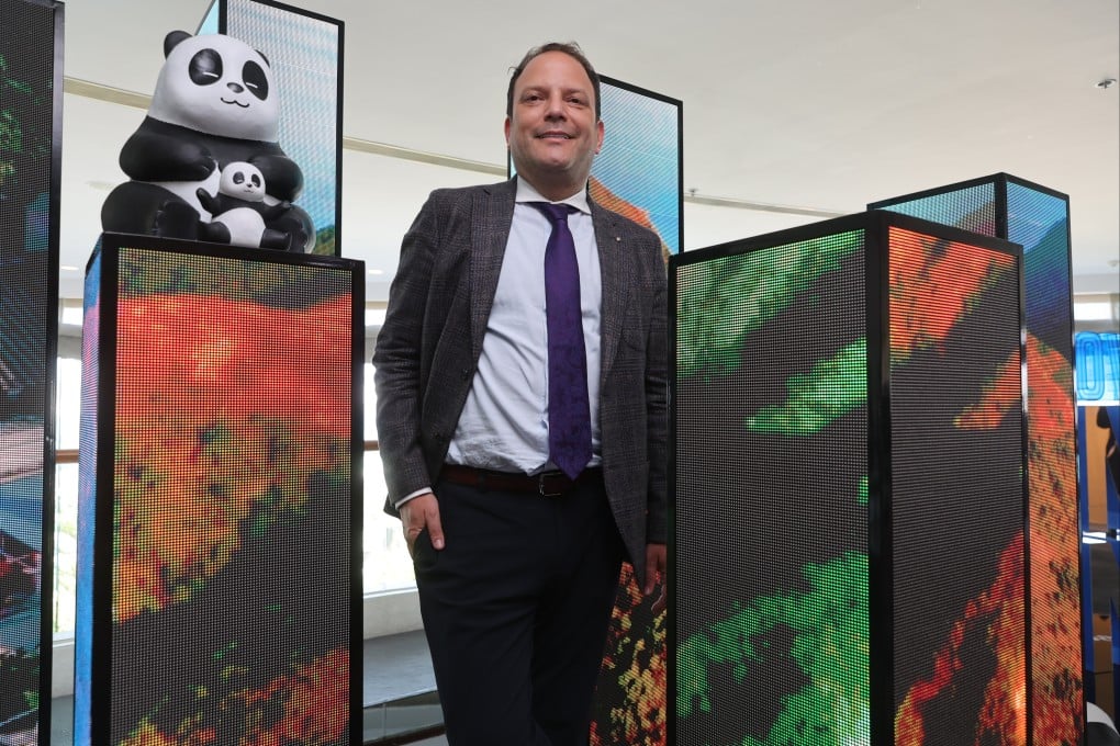 Director of Tourism of Bogota Andres Santamaria Garrido at the 2025 Fragrant Hills Tourism Summit in Hong Kong. Photo: Edmond So