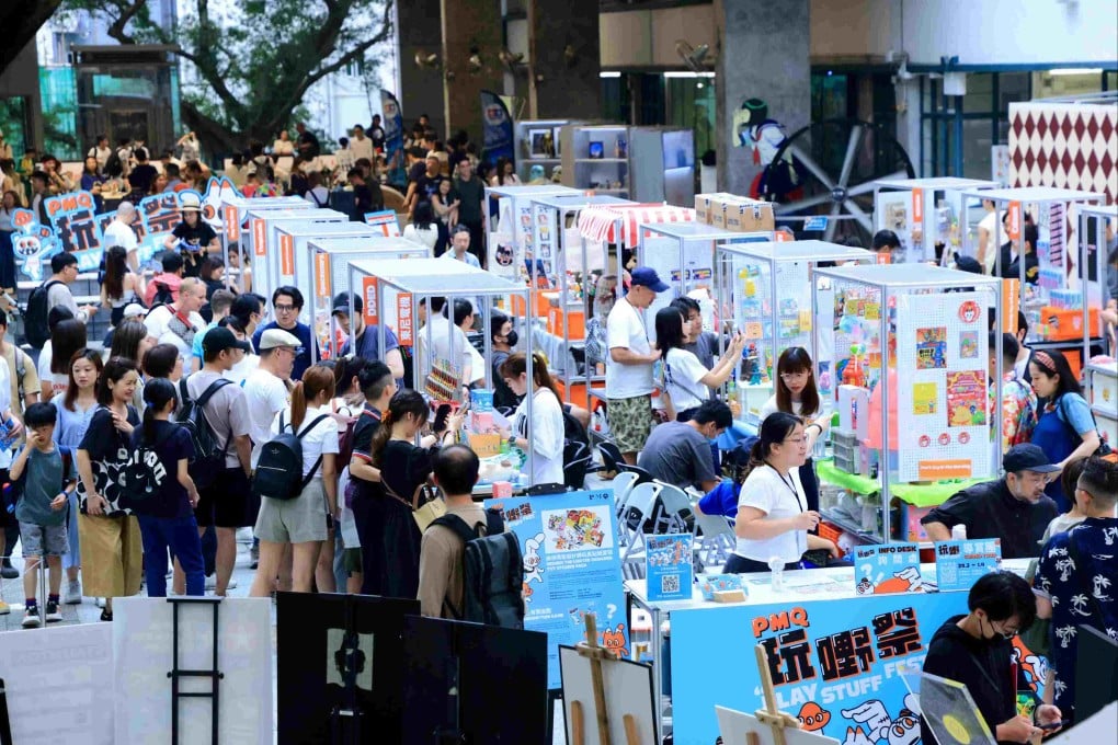 People attend a previous edition of the PMQ Play Stuff Fest toy festival, whose 2025 edition runs from April 18 to 21. Photo: PMQ