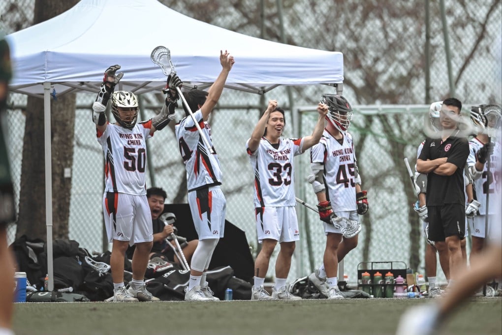 Hong Kong’s men began their campaign with victory over Chengdu University. Photo: Hong Kong Lacrosse Open