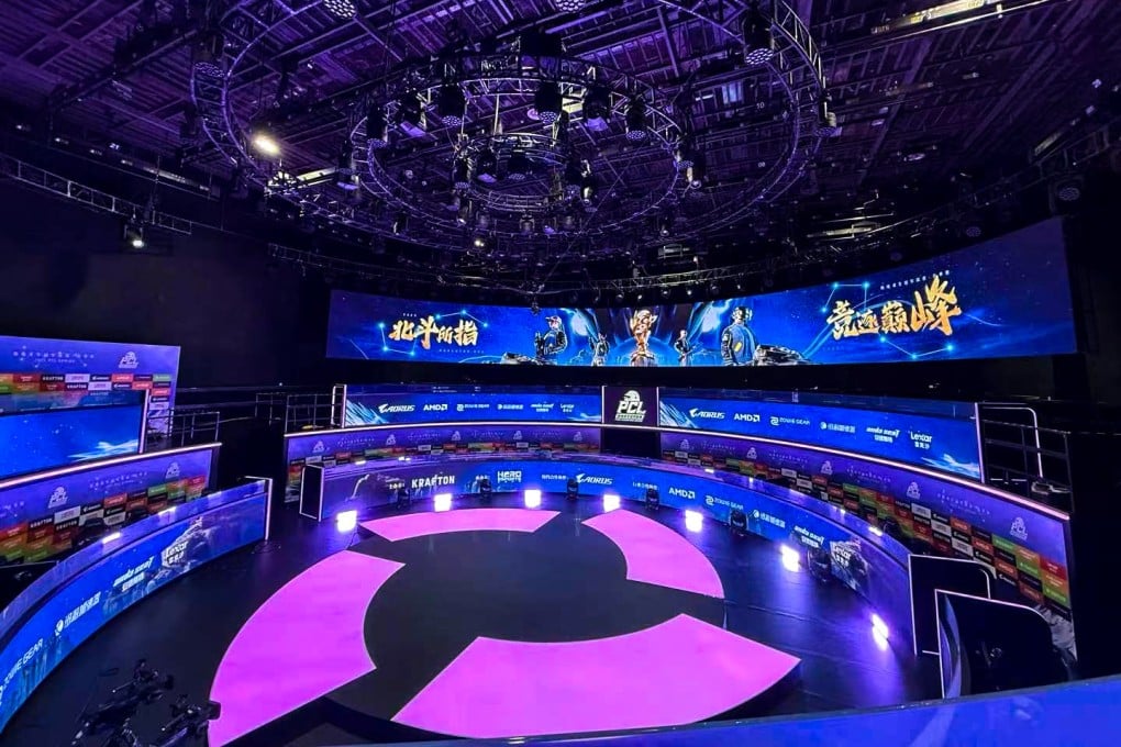 A venue for the PUBG Champions League inside the Shanghai headquarters of Hero Esports. Photo: Handout