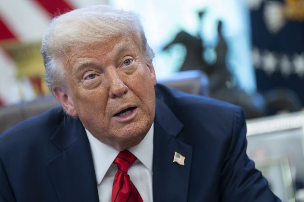 US President Donald Trump in the Oval Office of the White House in Washington on Thursday. Photo: EPA-EFE