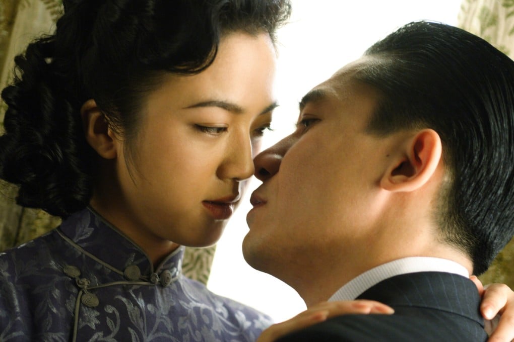 Tang Wei (left) and Tony Leung in a still from Ang Lee’s 2007 erotic spy thriller Lust, Caution. Photo: Edko Films