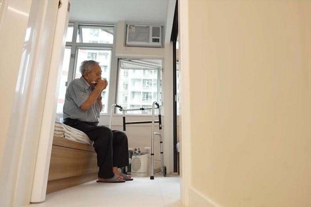 Anita Au spent about HK$1 million removing safety hazards and redesigning her parents’ home to ensure her father (pictured) and mother would not be at risk of falling. Photo: Handout