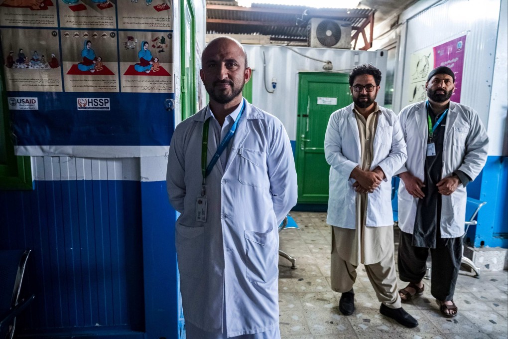 Afghan medical staff on Monday at a now defunct Therapeutic Feeding Unit (TFU). Entirely funded by Washington, the project had to shut down when the United States -- until recently the largest aid donor in Afghanistan -- froze all foreign assistance. Photo: AFP