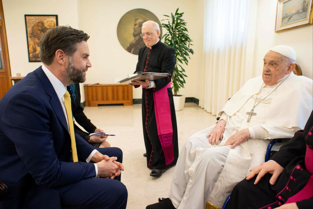 Pope Francis meeting with US Vice-President J.D. Vance in The Vatican. Photo: AFP