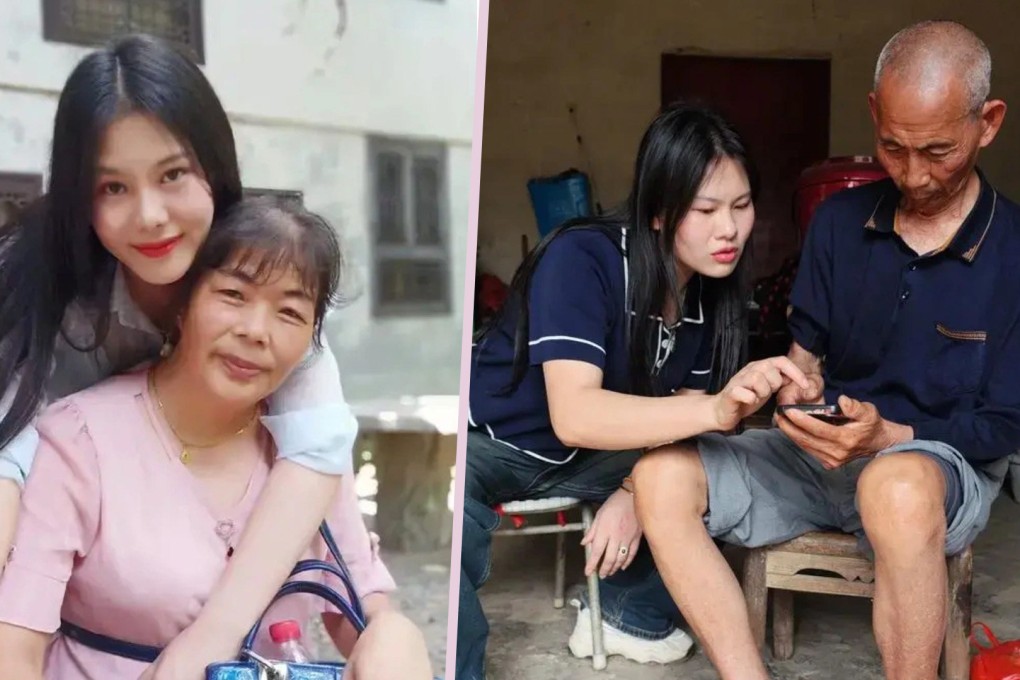 A Chinese woman who paid her late boyfriend’s US$82,000 debt and continued to care for his parents after she married another man has been widely praised on social media. Photo: SCMP composite/Douyin