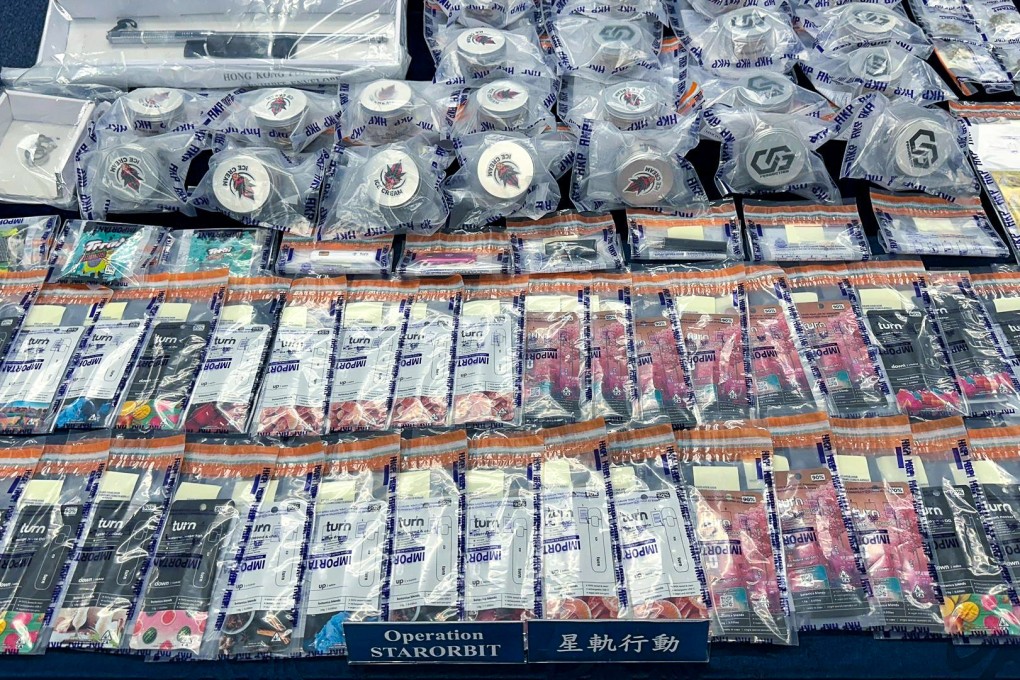 Hong Kong police have arrested 34 suspects and seized HK$170,000 worth of drugs in an anti-crime operation over the Easter holiday. Photo: Handout