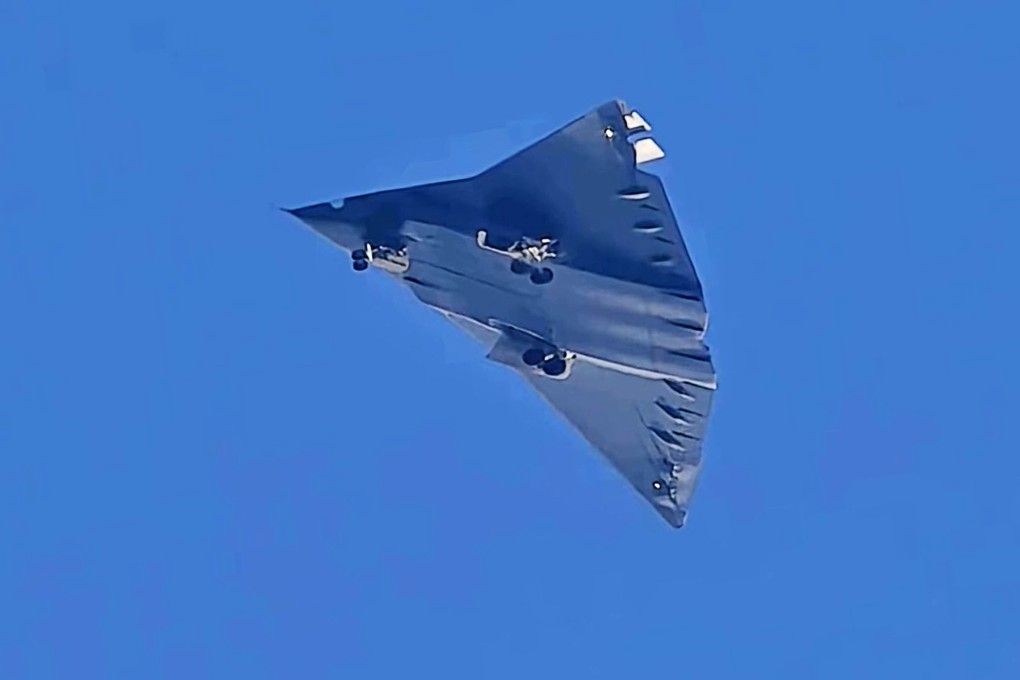 China’s sixth-generation stealth fighter jet, unofficially called the J-36, which made its first appearance in December. Photo:  X / 醉美武功