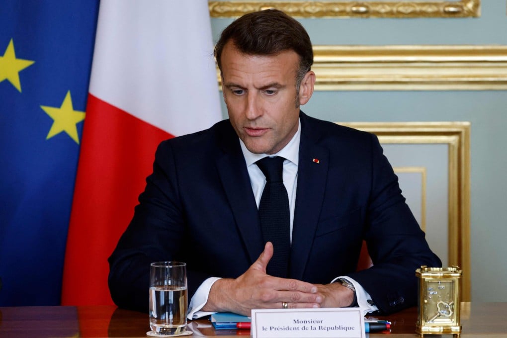 France’s President Emmanuel Macron. Israel on Sunday cancelled visas for French lawmakers before a visit to Israel and the Palestinian territories. Macron has said France would soon recognise a Palestinian state. Photo: AFP