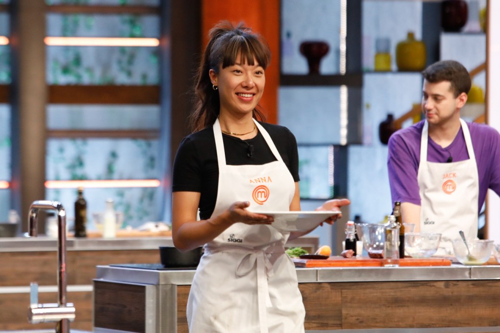 Italian-Chinese contestant Anna Zhang Yilan presents a dish on the 14th season of MasterChef Italia, which she won. Photo: Courtesy of MasterChef Italia