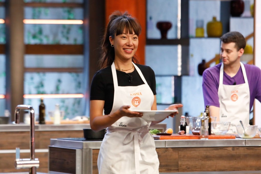 Italian-Chinese contestant Anna Zhang Yilan presents a dish on the 14th season of MasterChef Italia, which she won. Photo: Courtesy of MasterChef Italia